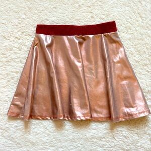 Girls metallic pink skirt age 6